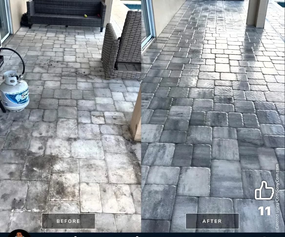 Paver Pool Deck Refresh