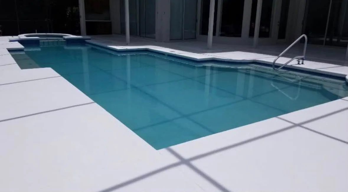 Pool deck surface example